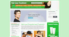 Desktop Screenshot of hairlosstreatment.net